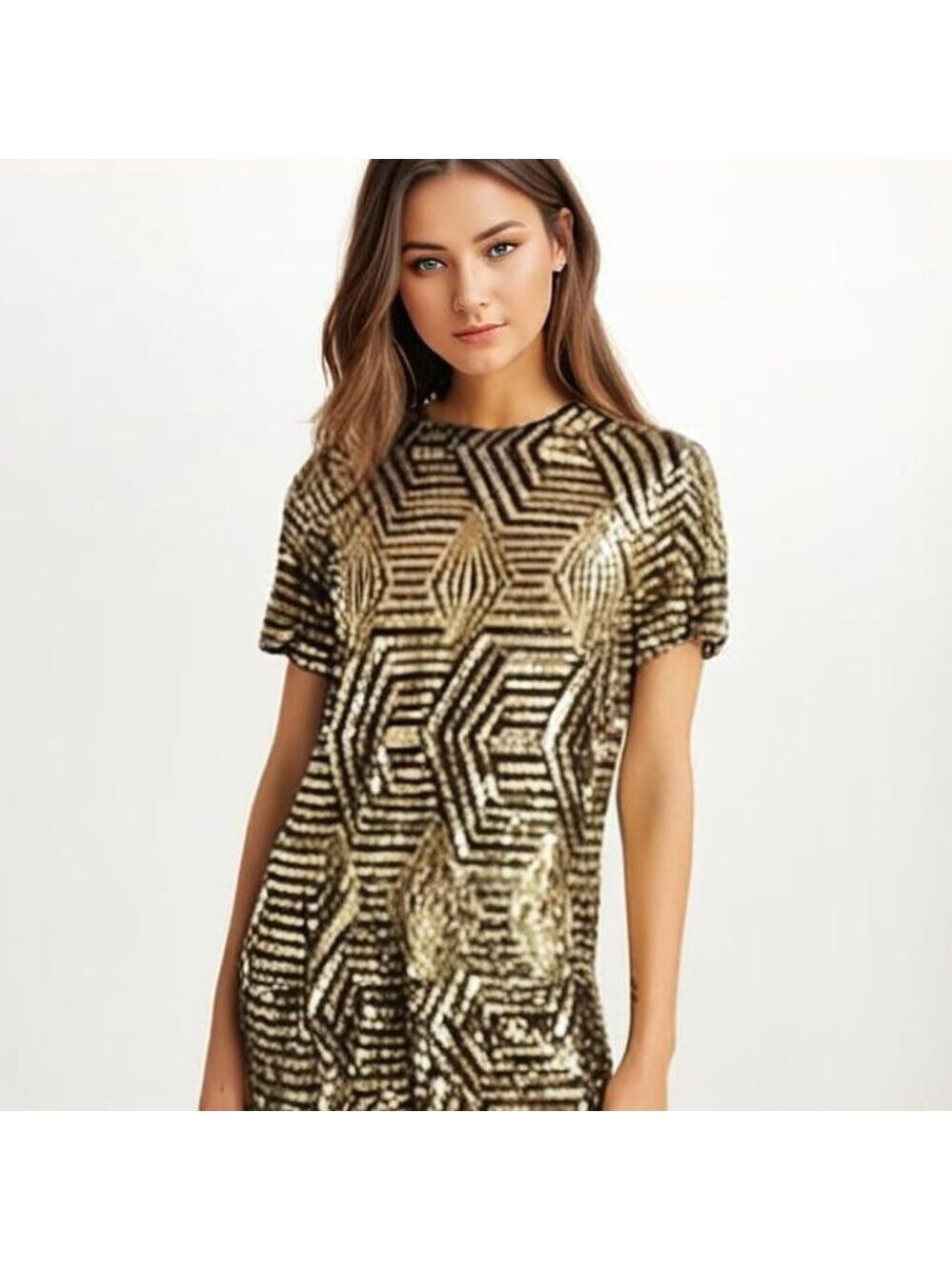 **Missguided** Sequin Formal Dress Size 2